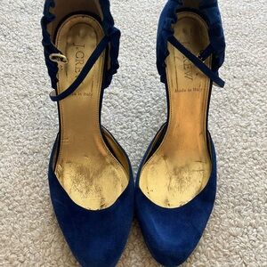 JCrew Women’s suede high heel